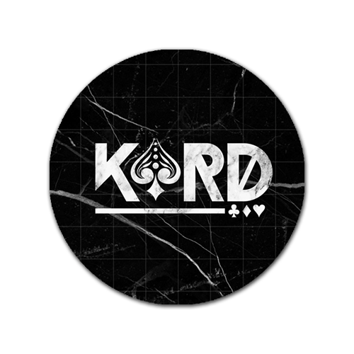 Kard Logo - K.A.R.D BLACK MARBLE B&W POP HOLDER