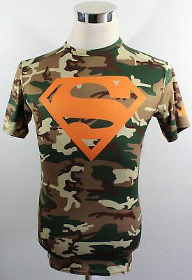 Orange Camo Superman Logo - SUPERMAN ORANGE LOGO Mens Blue T-Shirt - $19.99 | PicClick