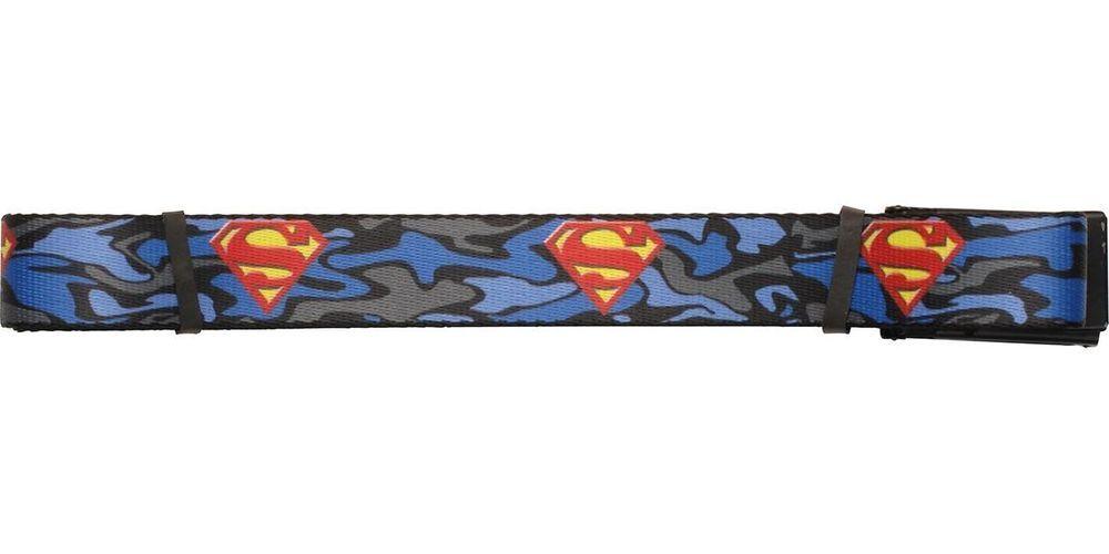 Orange Camo Superman Logo - Superman Logo Blue Camo Mesh Belt | FYE