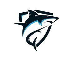 Shark Logo - Deep Contact Shark Sports Logo | Sports logo's | Logos, Sports logo ...