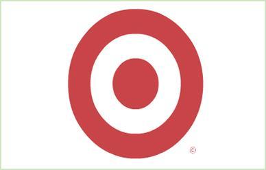 Red and White Circular Logo - Red target Logos