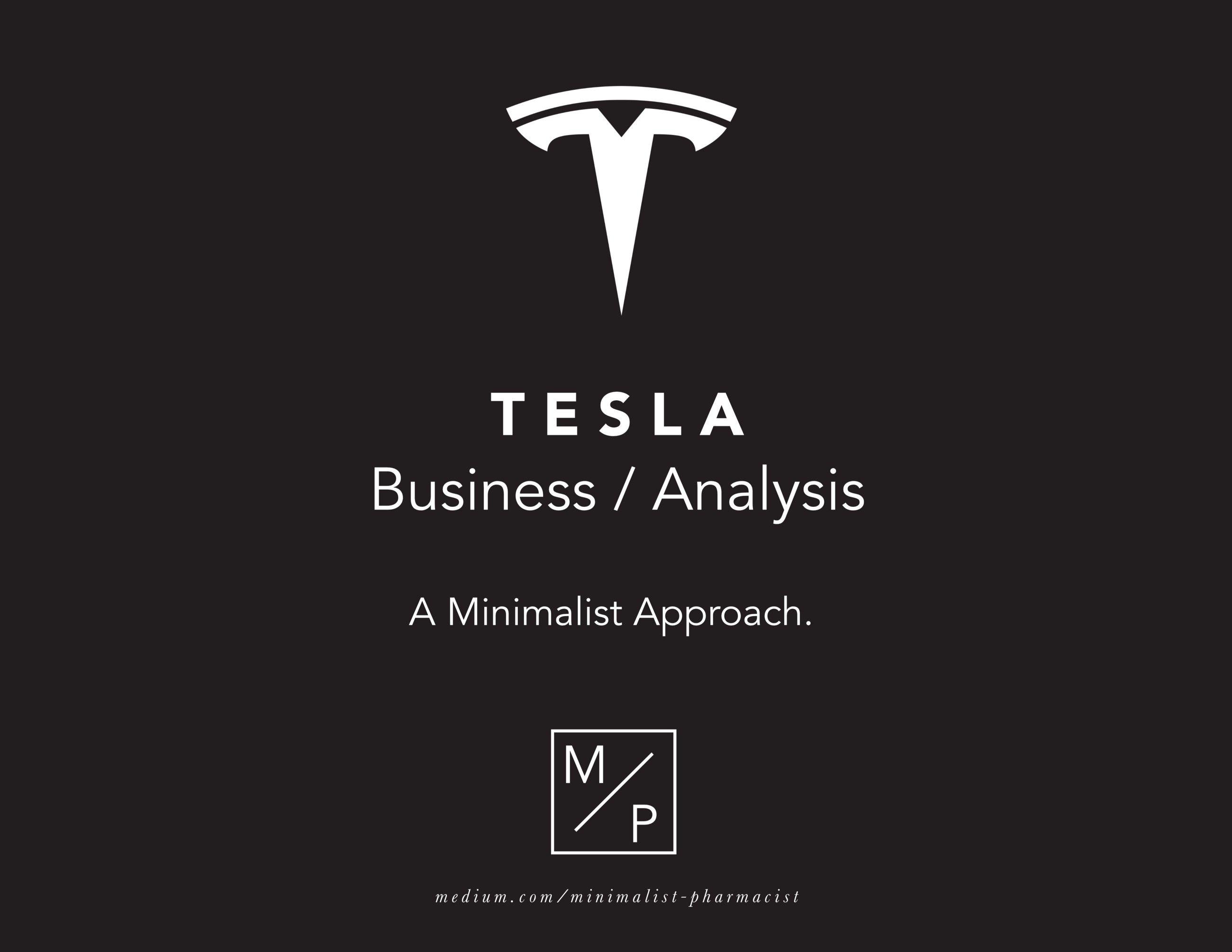 Tesla Business Logo - Tesla Business Analysis – Minimalist / Pharmacist – Medium