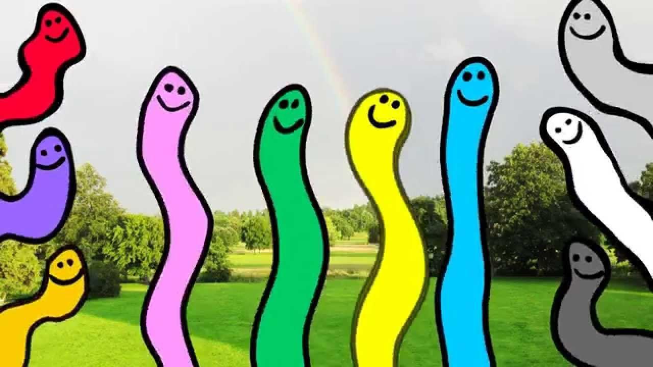 Wiggly Worm Logo - Learn Colors from Wiggly Worms