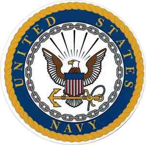 USA Eagle Logo - 15969 U.S. Navy Round Seal Logo Eagle Holding Anchor Die Cut Sticker ...