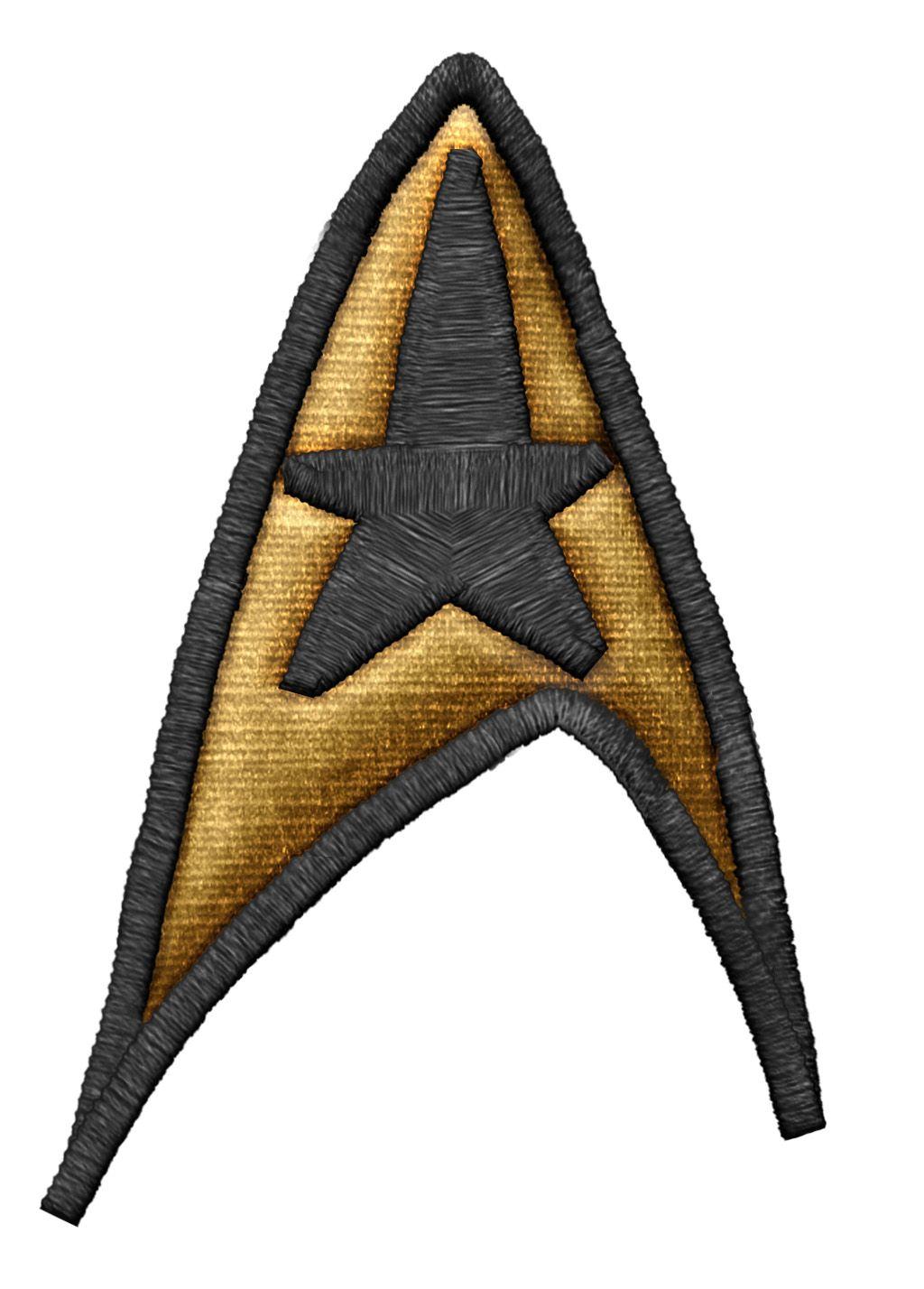 Red Star Trek Logo - Star Trek TOS -Iron on Insignia (Science, Command, Engineering ...