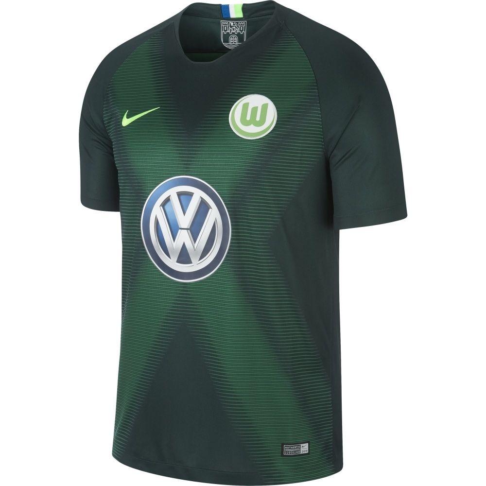 Old VfL Wolfsburg Logo - Nike Wolfsburg Home Jersey 2018/19 | Football | Greaves Sports