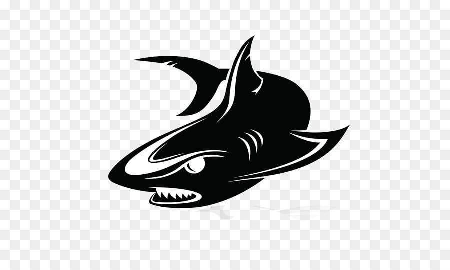 Black and White Shark Logo - Shark Logo Clip art - shark png download - 546*528 - Free ...