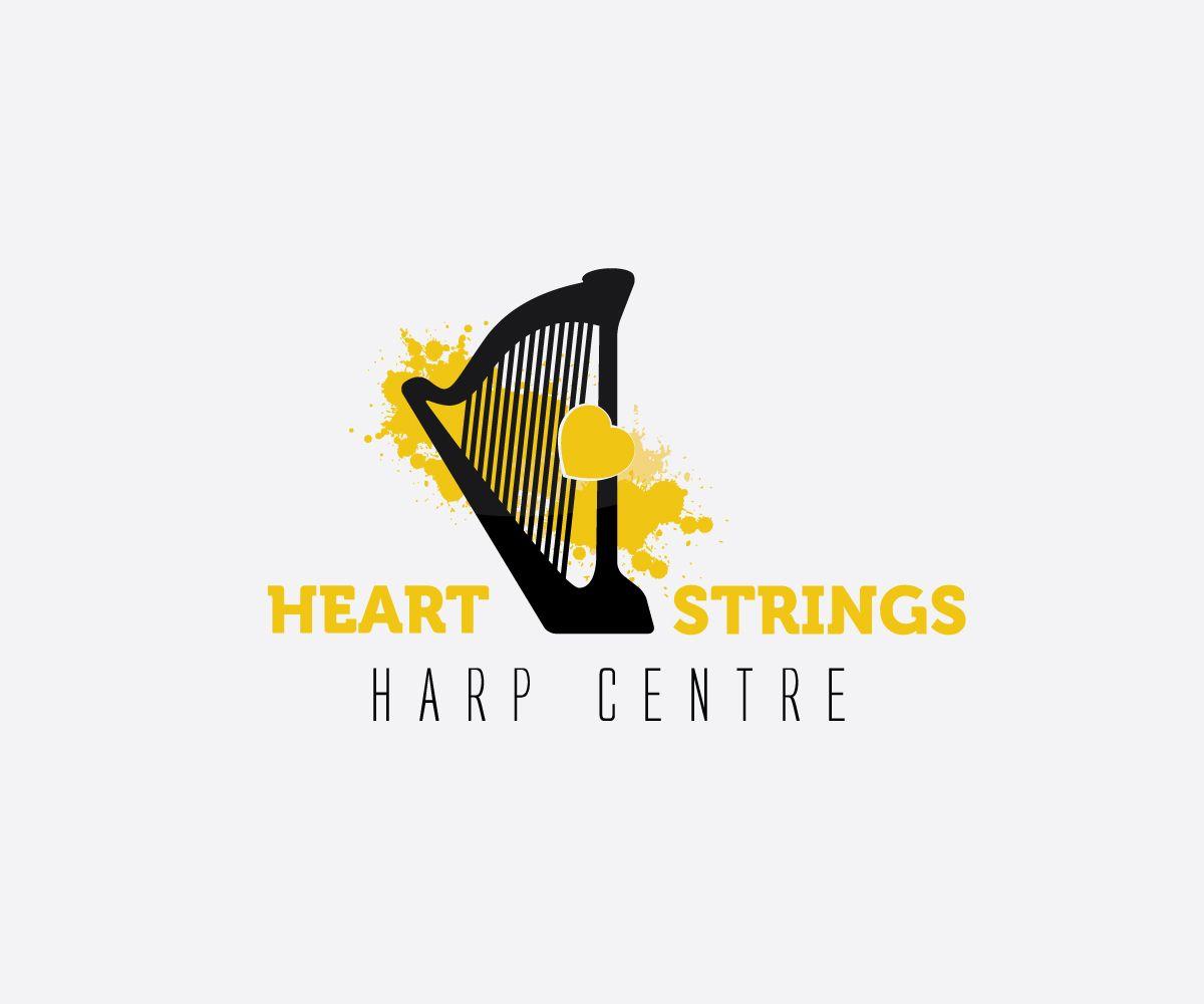 Harp Company Logo - Modern, Upmarket, School Logo Design for Heartstrings Harp Centre by ...