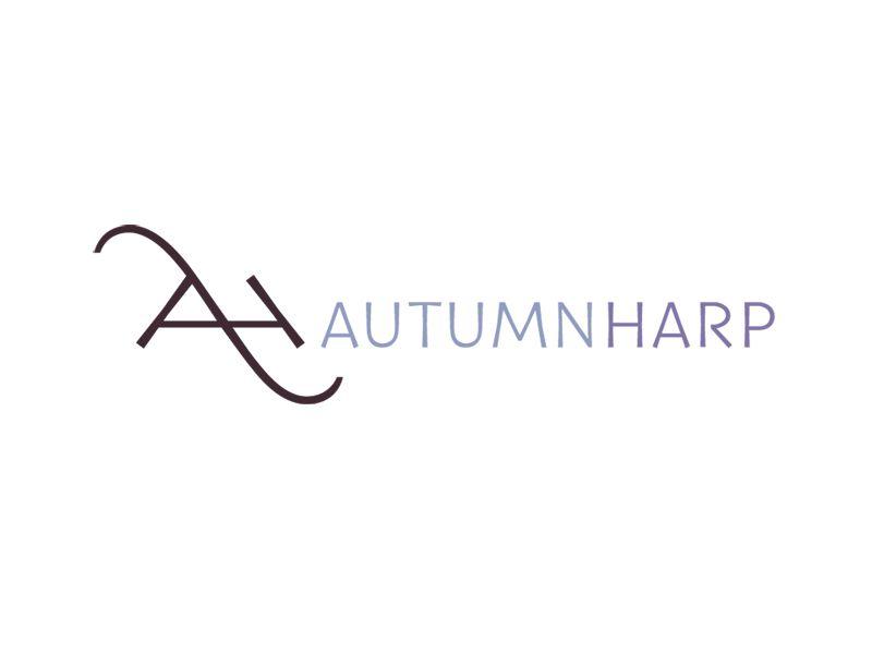 Harp Company Logo - Autumn Harp Brand Identity Design, Print Collateral Design ...