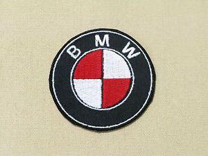 Red White Car Logo - BMW EMBLEM CUSTOM RED WHITE CAR MOTORCYCLE BIKER RACING PATCH - MADE ...