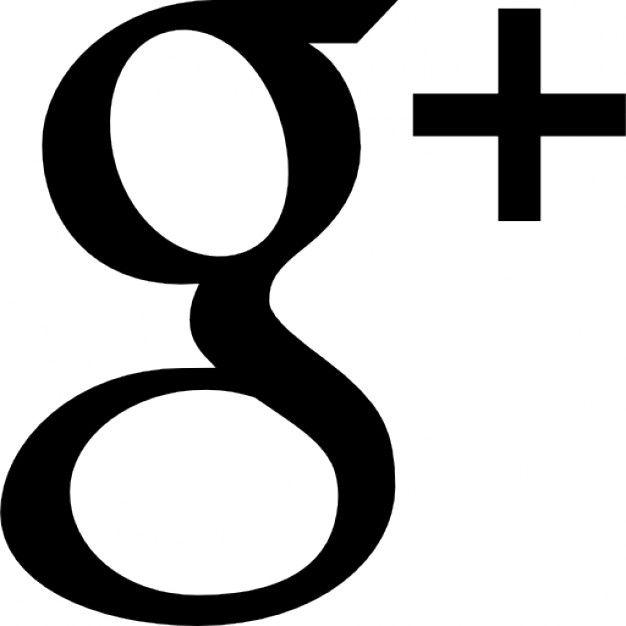 White Google Plus Logo - Google black and white Logos