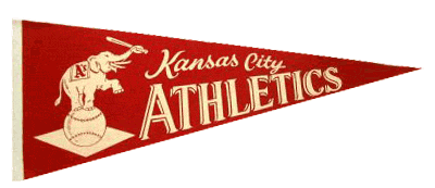 Kansas City Athletics Logo - Kansas City Athletics Pennant - American League (AL) - Chris ...