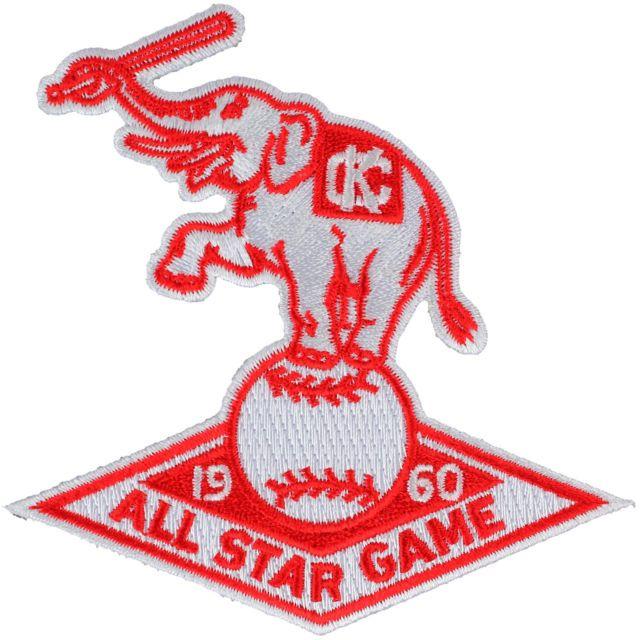 Kansas City Athletics Logo - 1960 MLB All Star Game in KC Kansas City A's Memorial Jersey Logo ...