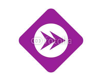 Forward Arrow Logo - fast forward icon sign symbol logo vector image direction arrow ...