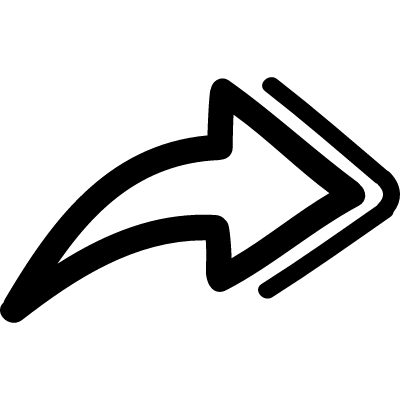 Forward Arrow Logo - Forward hand drawn arrow pointing to right ⋆ Free Vectors, Logos
