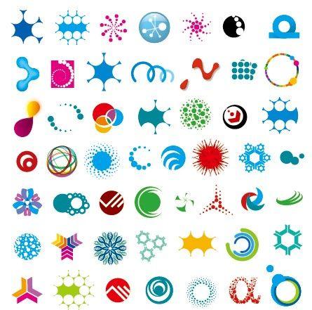 Abstract Vector Logo - Colored abstract vector logos 06 free download
