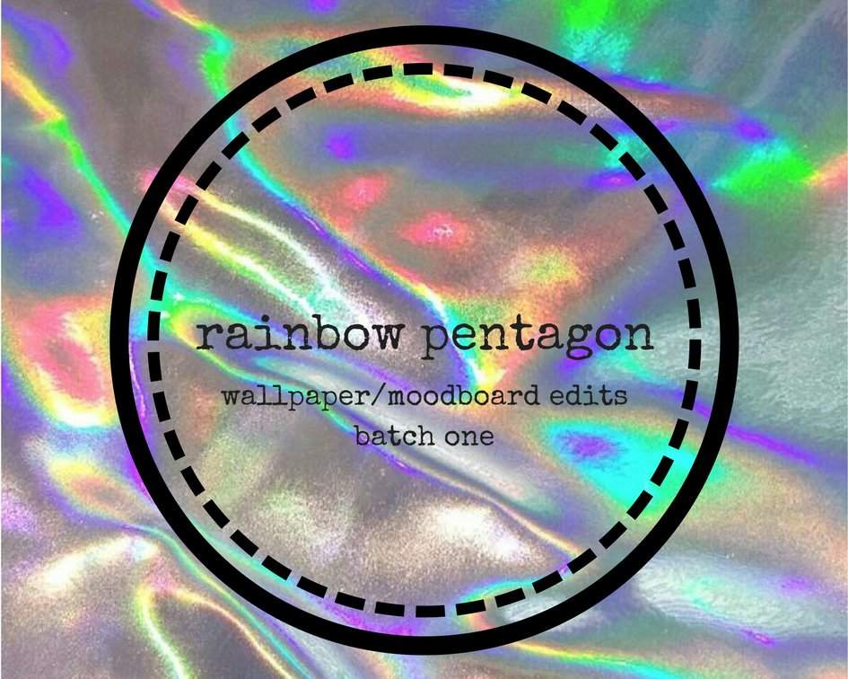 Pentagon Circle Rainbow Logo - rainbow pentagon, batch one。. Pentagon 텐타스틱 Amino