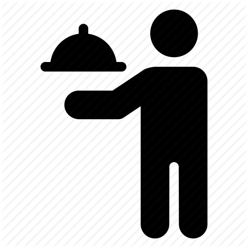 Restaurant Server Logo - Chef, restaurant, server, service, waiter, waiterserving, waitress icon