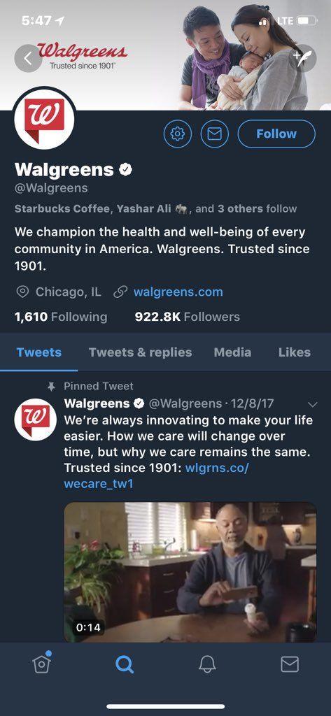 Walgreens Trusted since 1901 Logo - Walgreens are looking into the matter to ensure that