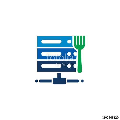 Restaurant Server Logo - Restaurant Server Logo Icon Design