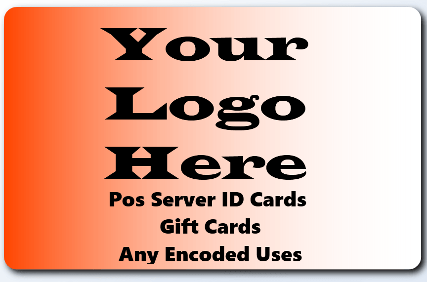Restaurant Server Logo - Your Logo Here Card - Restaurant Card Central
