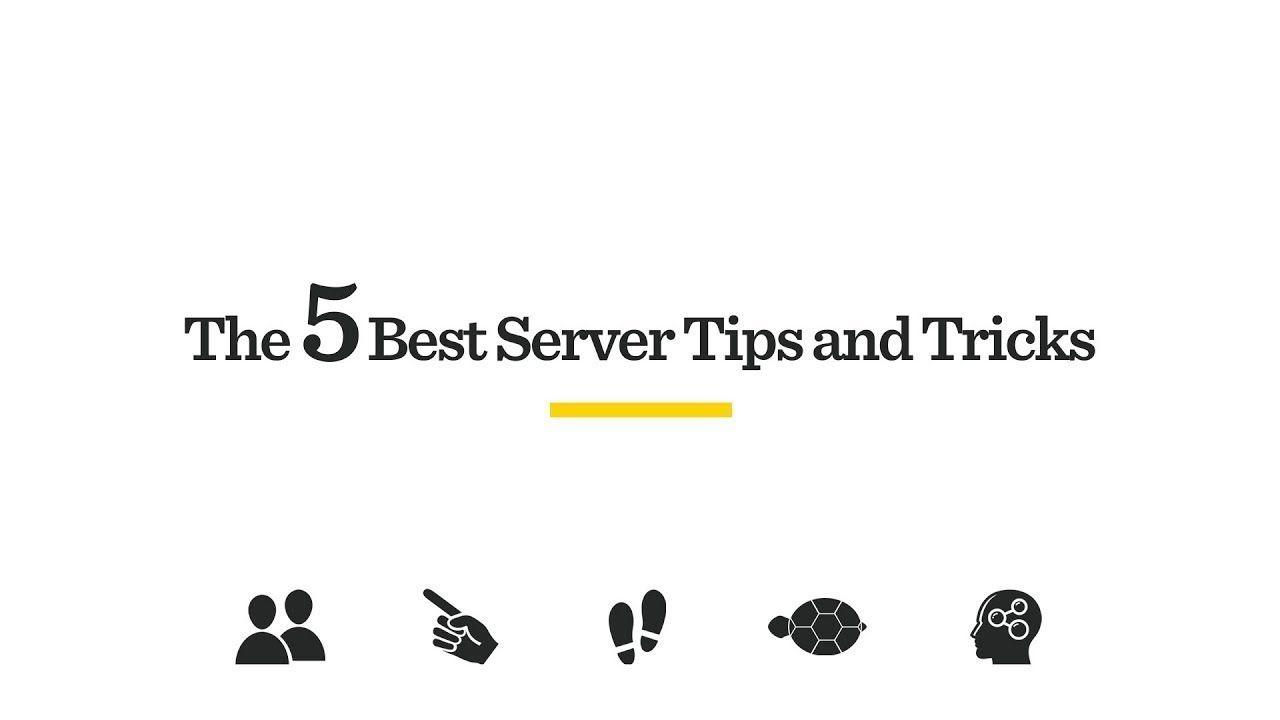 Restaurant Server Logo - The 5 Best Restaurant Server Tips and Tricks - YouTube