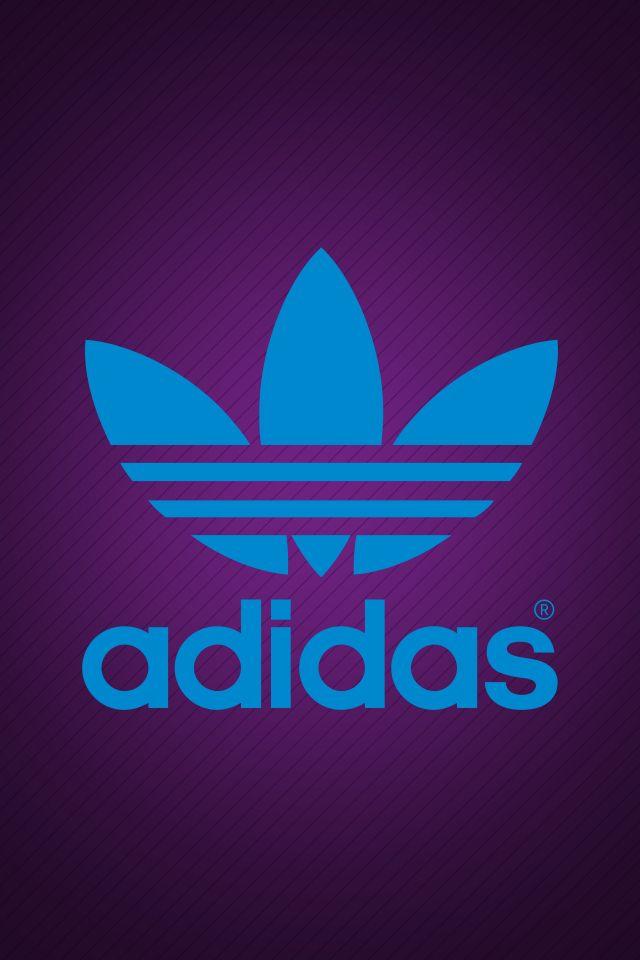 Purple Adidas Logo - Purple Adidas. Brand Names. Adidas, Adidas logo, Apple wallpaper