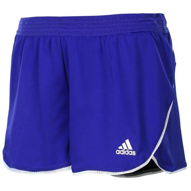 Purple Adidas Logo - Adidas Logo Womens Shorts