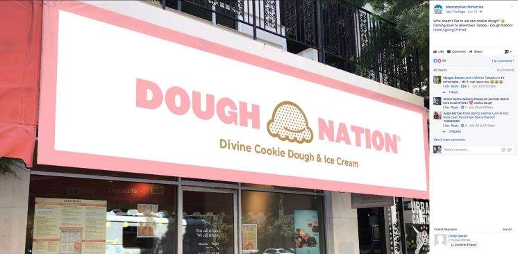 Cream Nation Logo - Happy Dough and Dough Nation are bringing the edible cookie dough ...
