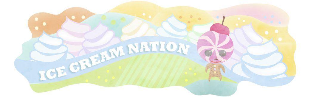 Cream Nation Logo - ICE CREAM NATION