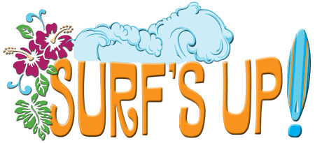 Surf's Up Logo - Beach Boys-style musical comedy