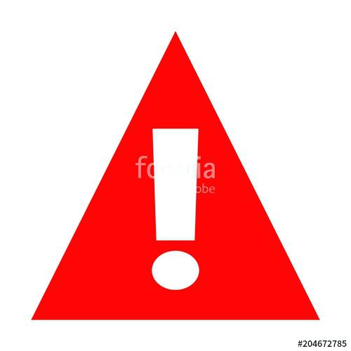 White Triangle Red Triangle Logo - Red Triangle Sign Crossroads On Water Meter – Hifzi