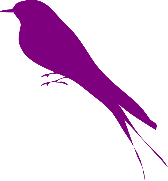 Purple Bird Logo - Purple Bird Clip Art at Clker.com - vector clip art online, royalty ...