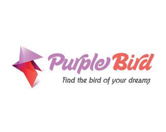 Purple Bird Logo - Purple Bird Designed by LuisFaus | BrandCrowd