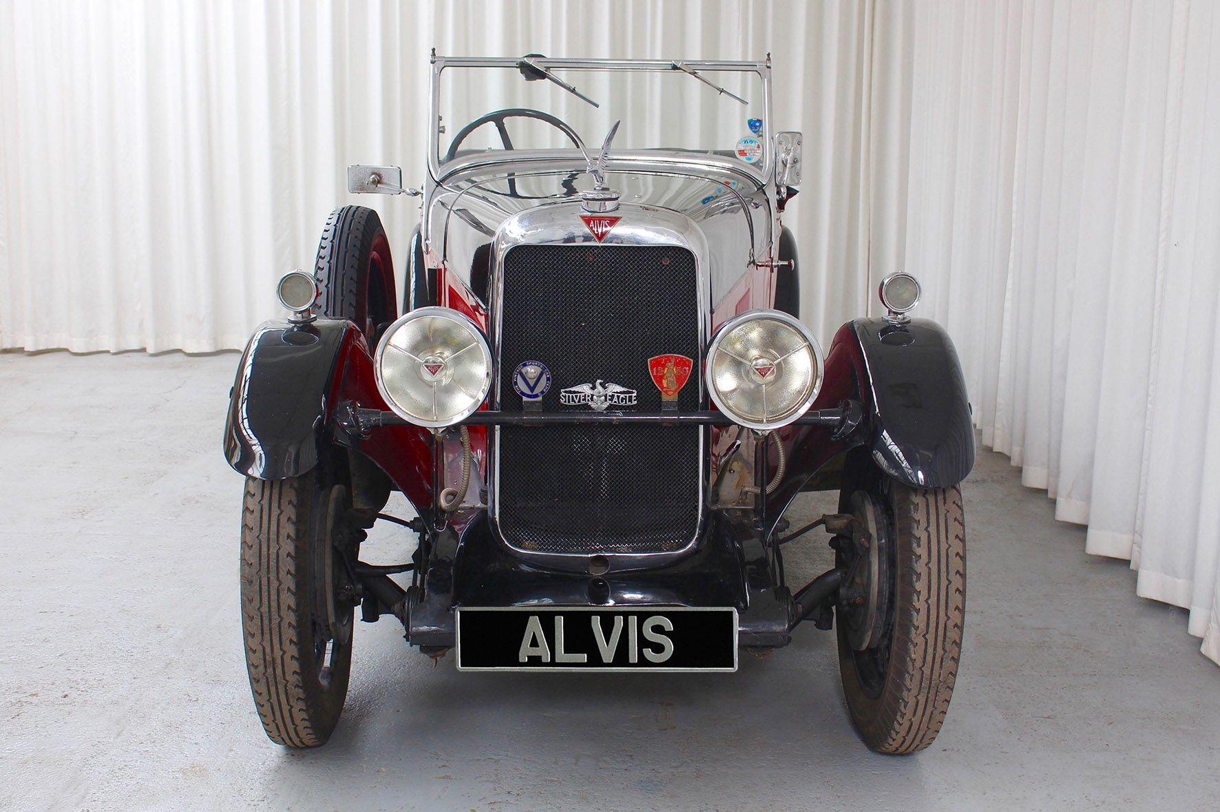 Silver Car with Red Triangle Logo - 31seagbbckc - Red Triangle - Alvis Parts, Restoration and Car Sales