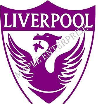 Purple Bird Logo - Amazon.com: Maple Enterprsie Liverpool Football Club Bird Logo Vinyl ...