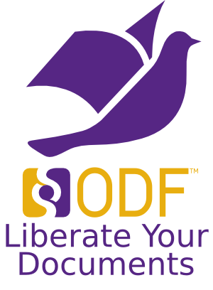 Purple Bird Logo - ODF logo--OASIS feedback