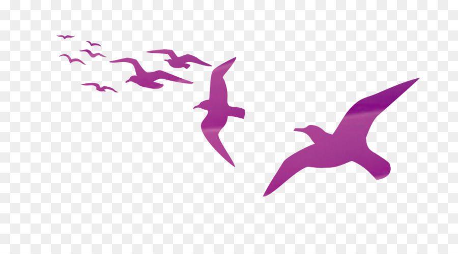 Purple Bird Logo - Bird Flight Geometry Designer - Simple flying bird png download ...
