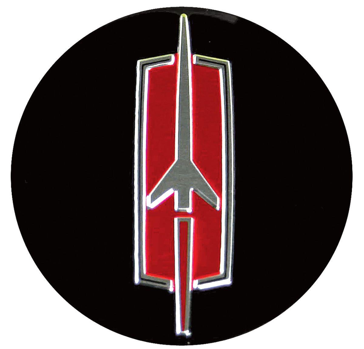 Oldsmobile Rocket Logo - Cutlass/442 Wheel Ornament Decal, 1966-72 Super Stock SS II @ OPGI.com