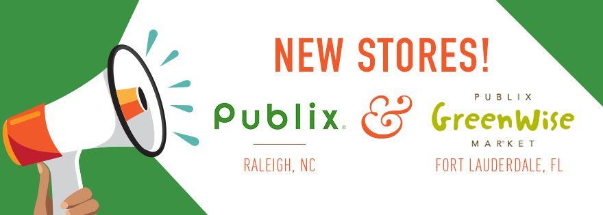 New Publix Logo - Publix Opens New Store in Raleigh and a GreenWise Market in Fort