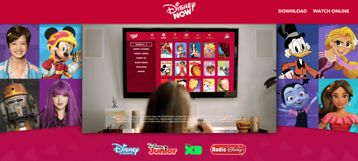 Disney Channel On-Demand Logo - Disney releases DisneyNow, a new app that combines live TV