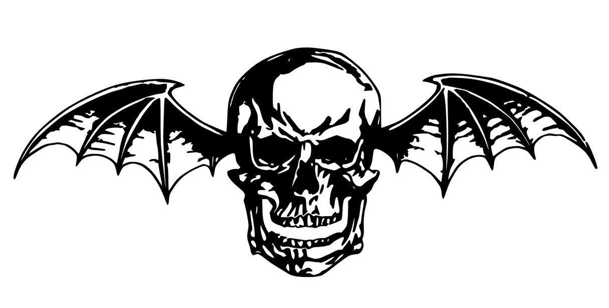 Avenged Sevenfold A7X Logo - Oracle 651 25 Black Deathbat Vinyl Wall Decal Avenged