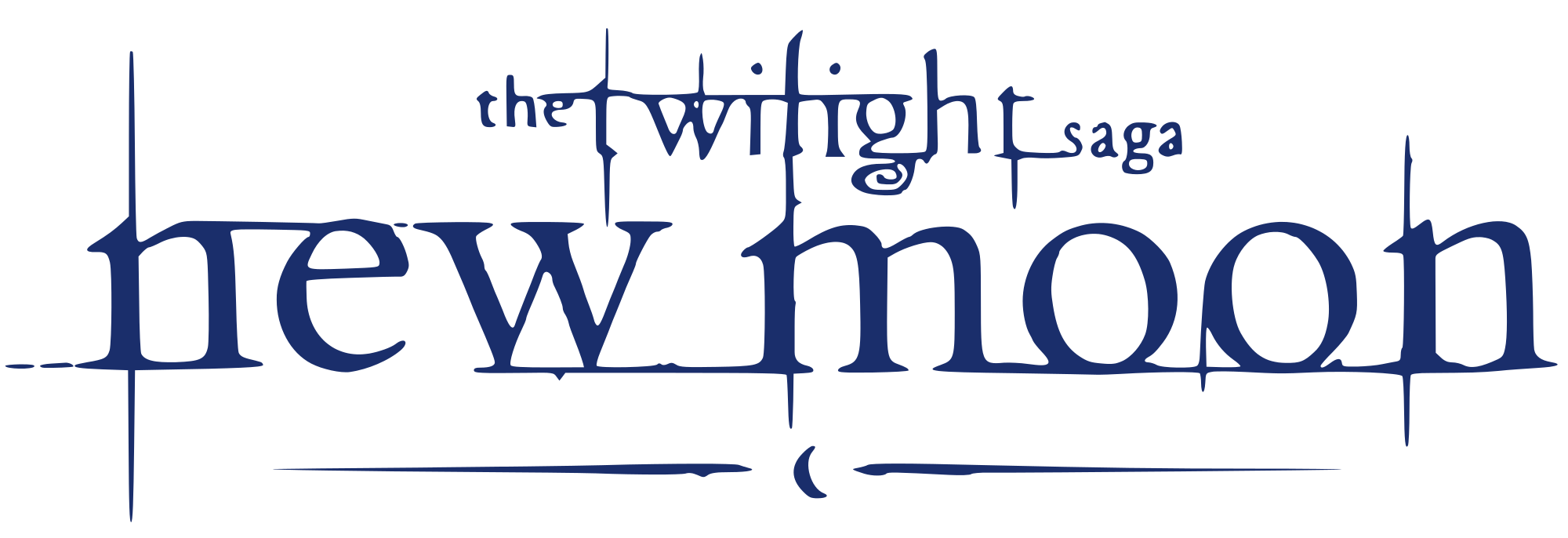 New Moon Logo - The Twilight Saga New Moon Logo.svg