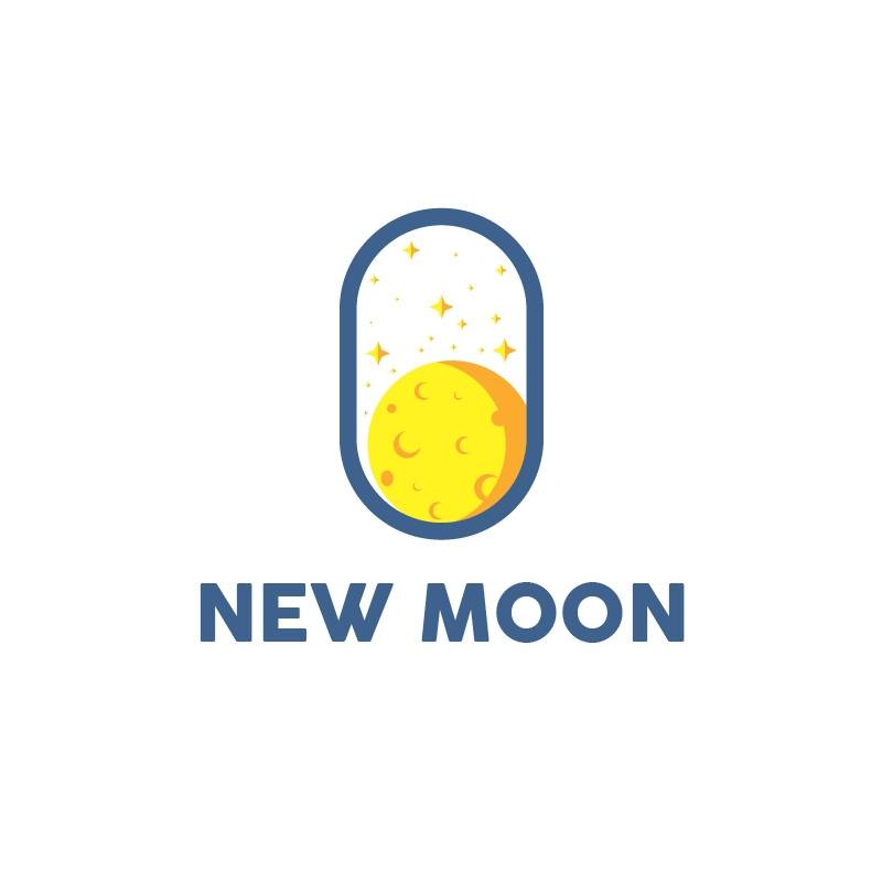 New Moon Logo - New Moon Logo DesignLOGO