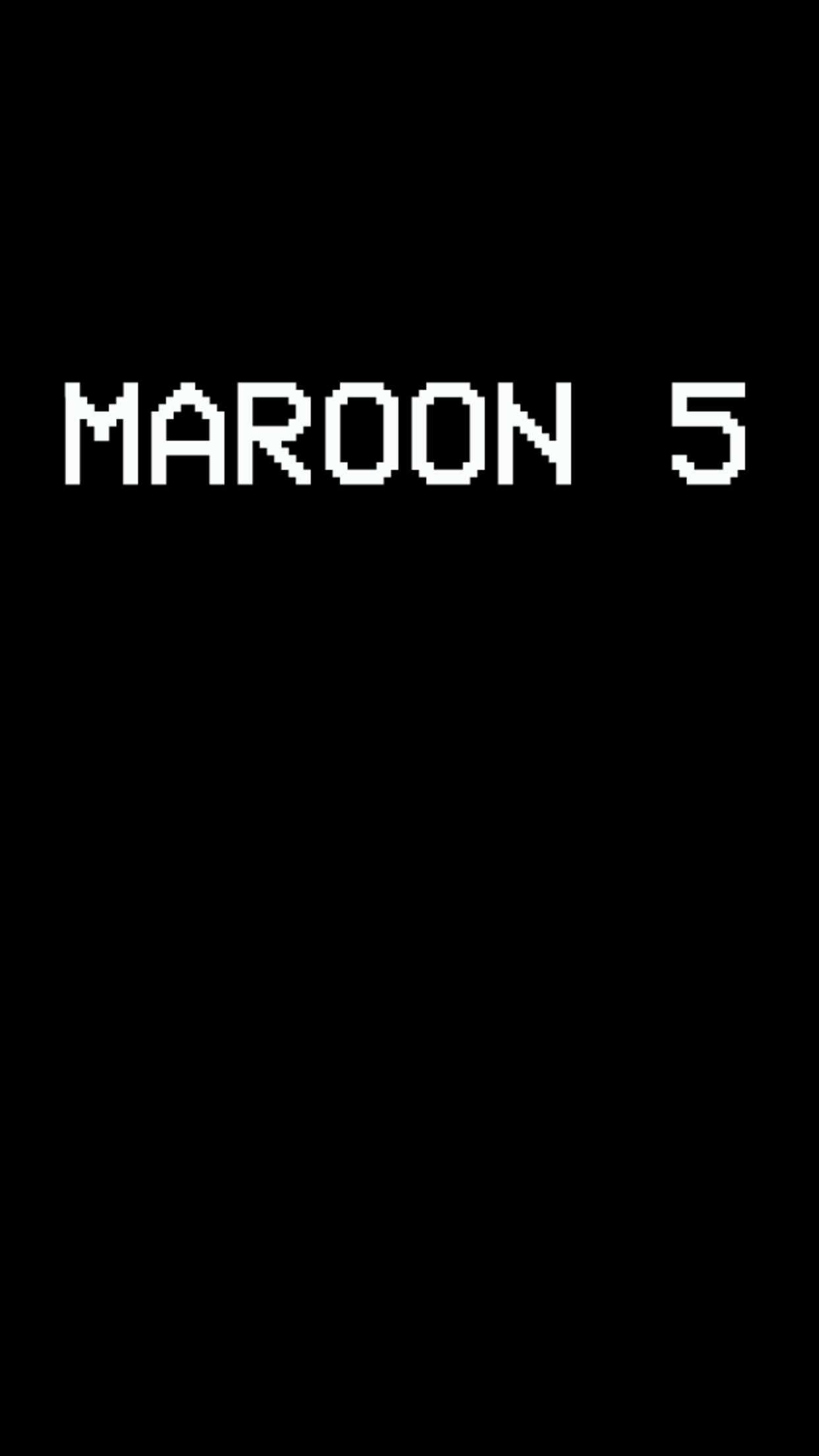Black Maroon 5 Logo - Maroon 5 Community
