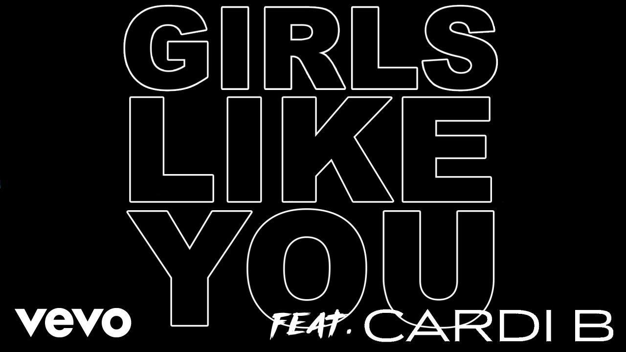 Black Maroon 5 Logo - Maroon 5 - Girls Like You (St. Vincent Remix/Audio) ft. Cardi B ...