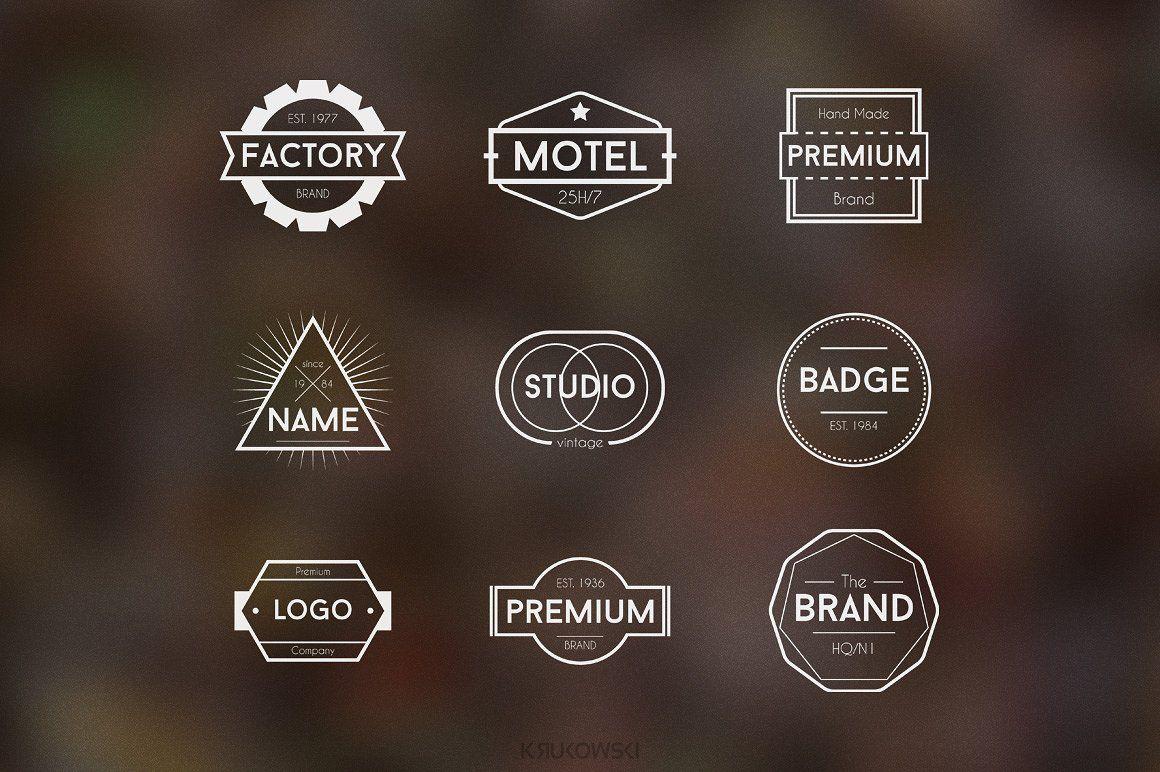 Simple Badge Logo - Simple Badge Logos Logo Templates Creative Market