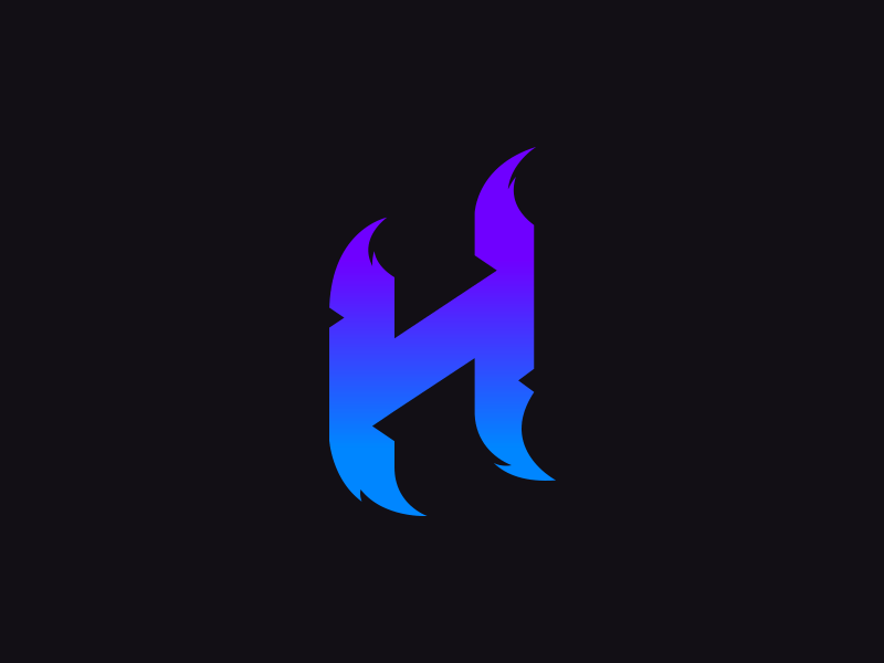 H Gaming Logo - HauntR - Letter H Graphic Logo by Mason Dickson | Dribbble | Dribbble