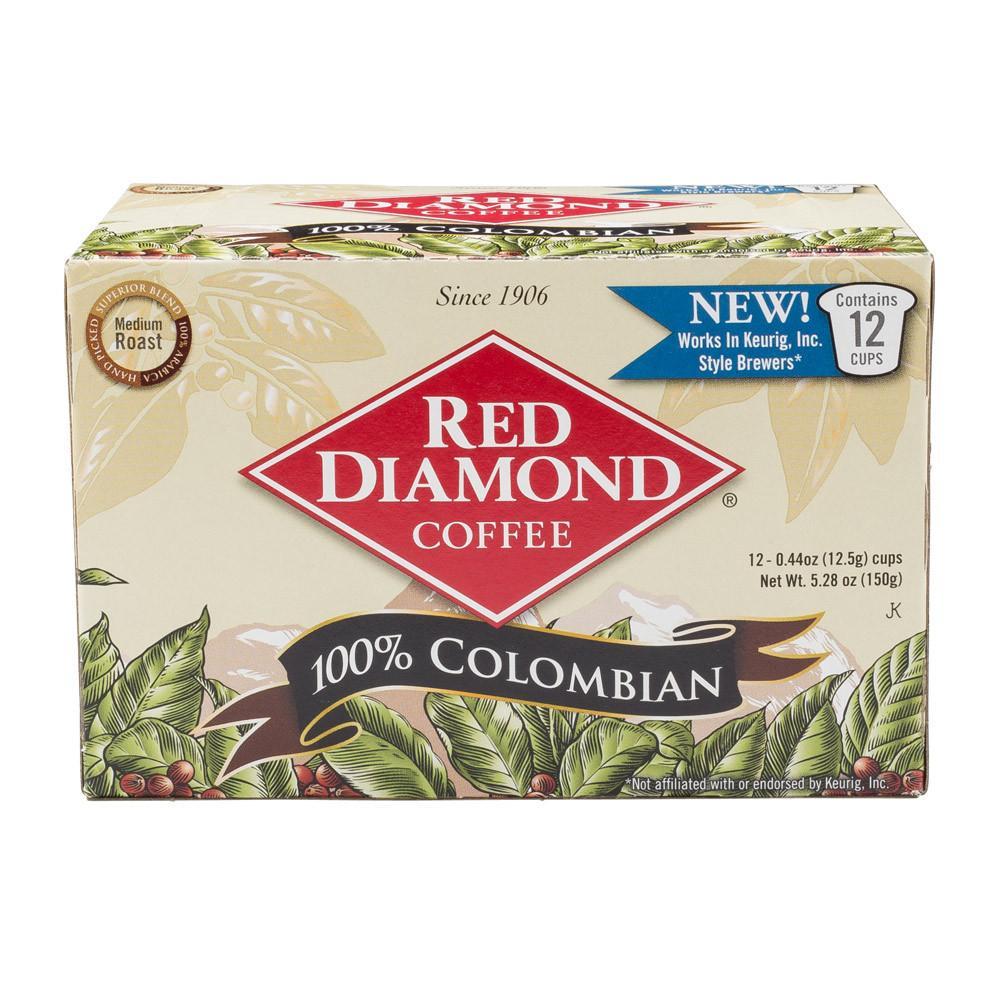 Red Diamond Inc. Logo - Buy Online - Colombian Single Serve Coffee 12 ct – Red Diamond