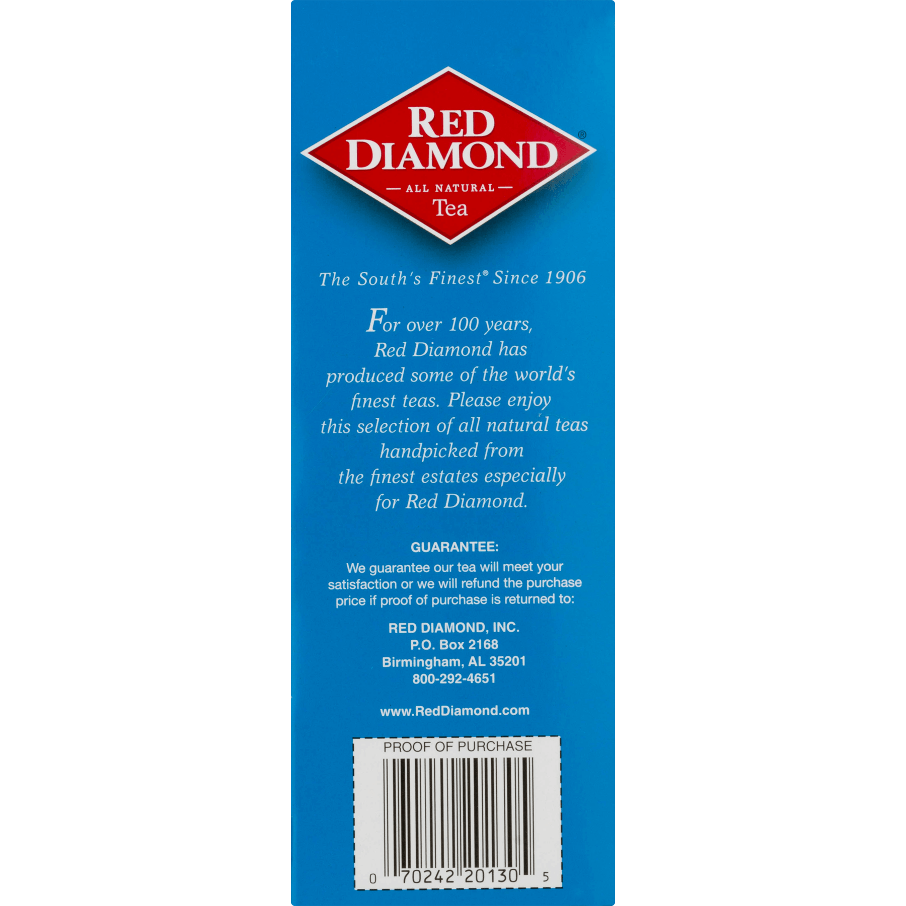 Red Diamond Inc. Logo - Pack) Red Diamond Tea Bags, 100 count